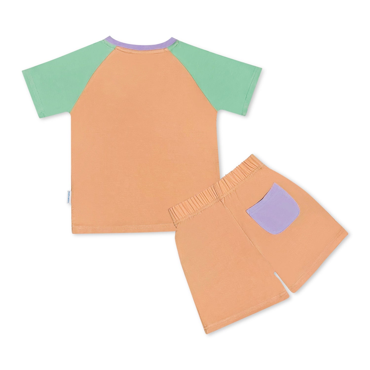 SUNRISE SET - Raglan Sleeve and Short Pant (Peach)